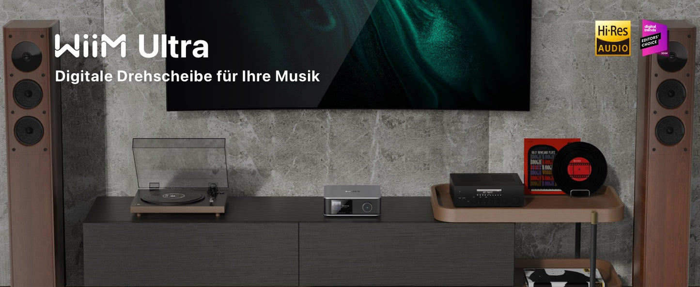 WiiM Ultra Netzwerk Streamer & HIFI Preamp für ROON Quobuz Tidal Spotify