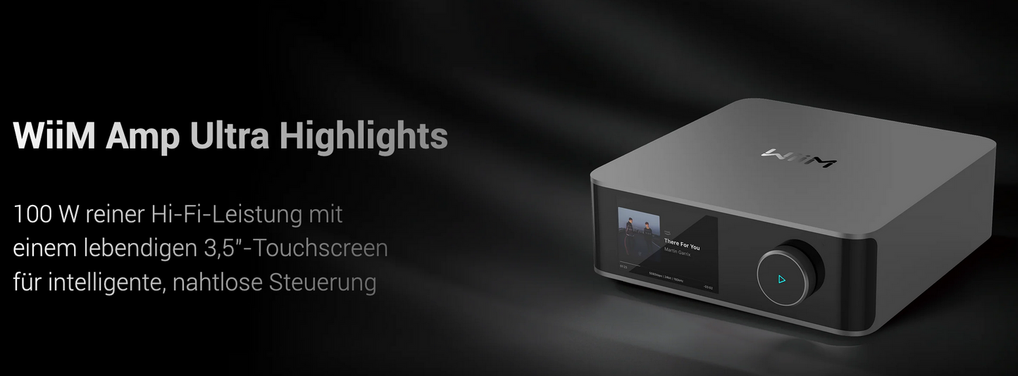 WiiM Amp Ultra Netzwerk Streamer & Vollverstärker & ROON Quobuz Tidal Spotify