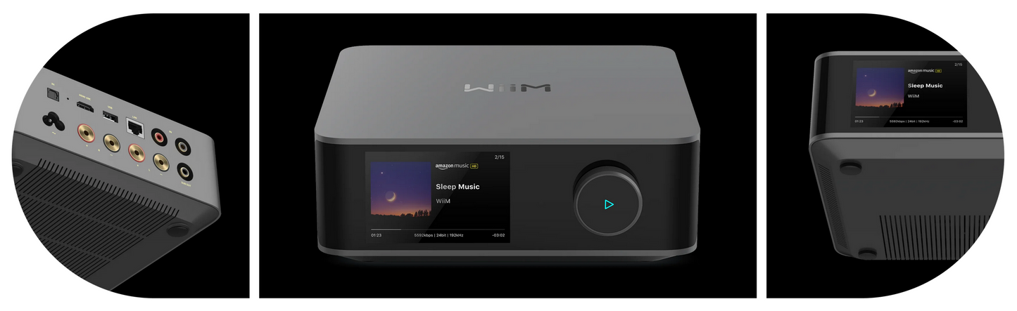 WiiM Amp Ultra Netzwerk Streamer & Vollverstärker & ROON Quobuz Tidal Spotify