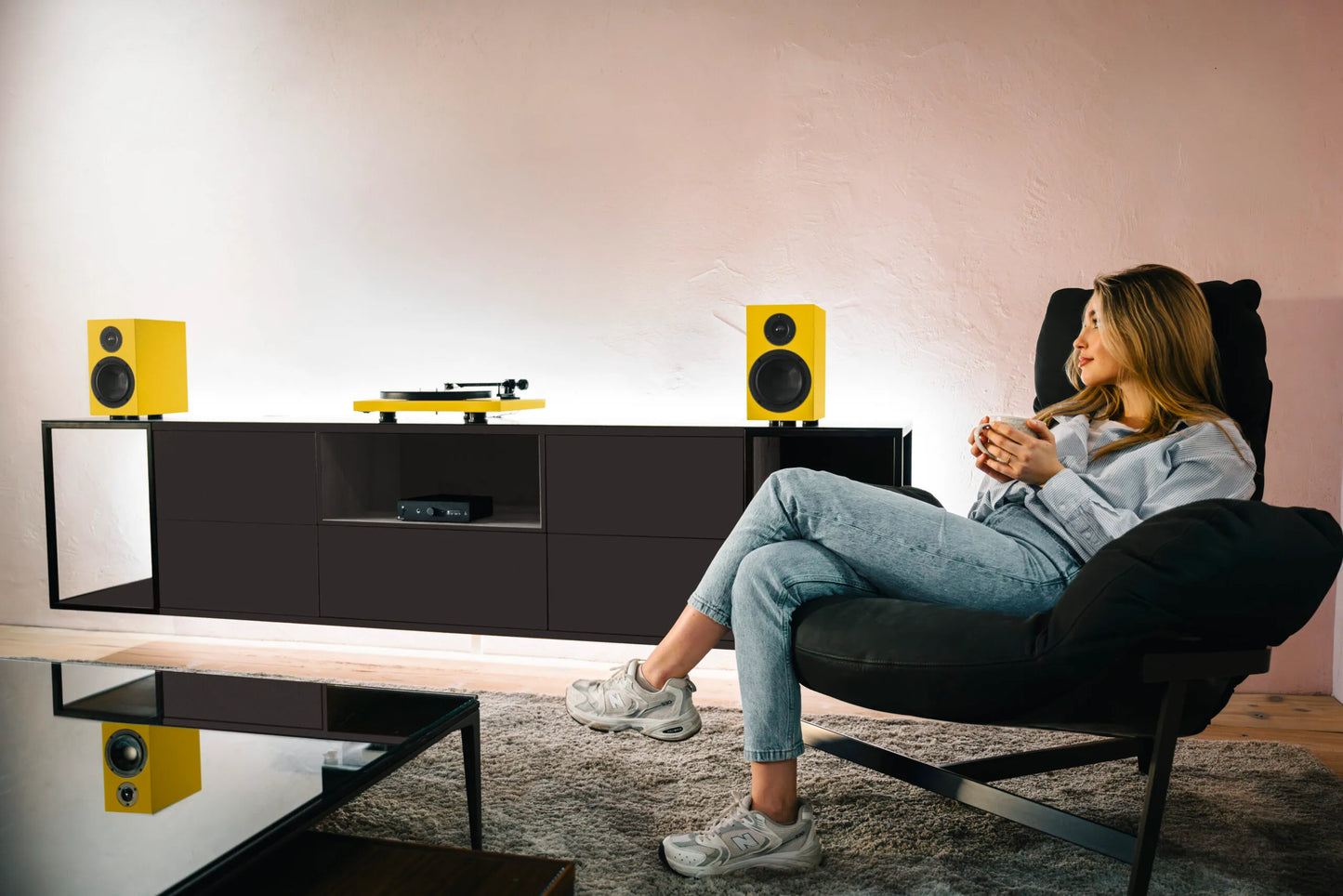 PRO-JECT Colorfull System 2 Plattenspieler + Maia S3 All-in-One + Speaker Box 5 S2