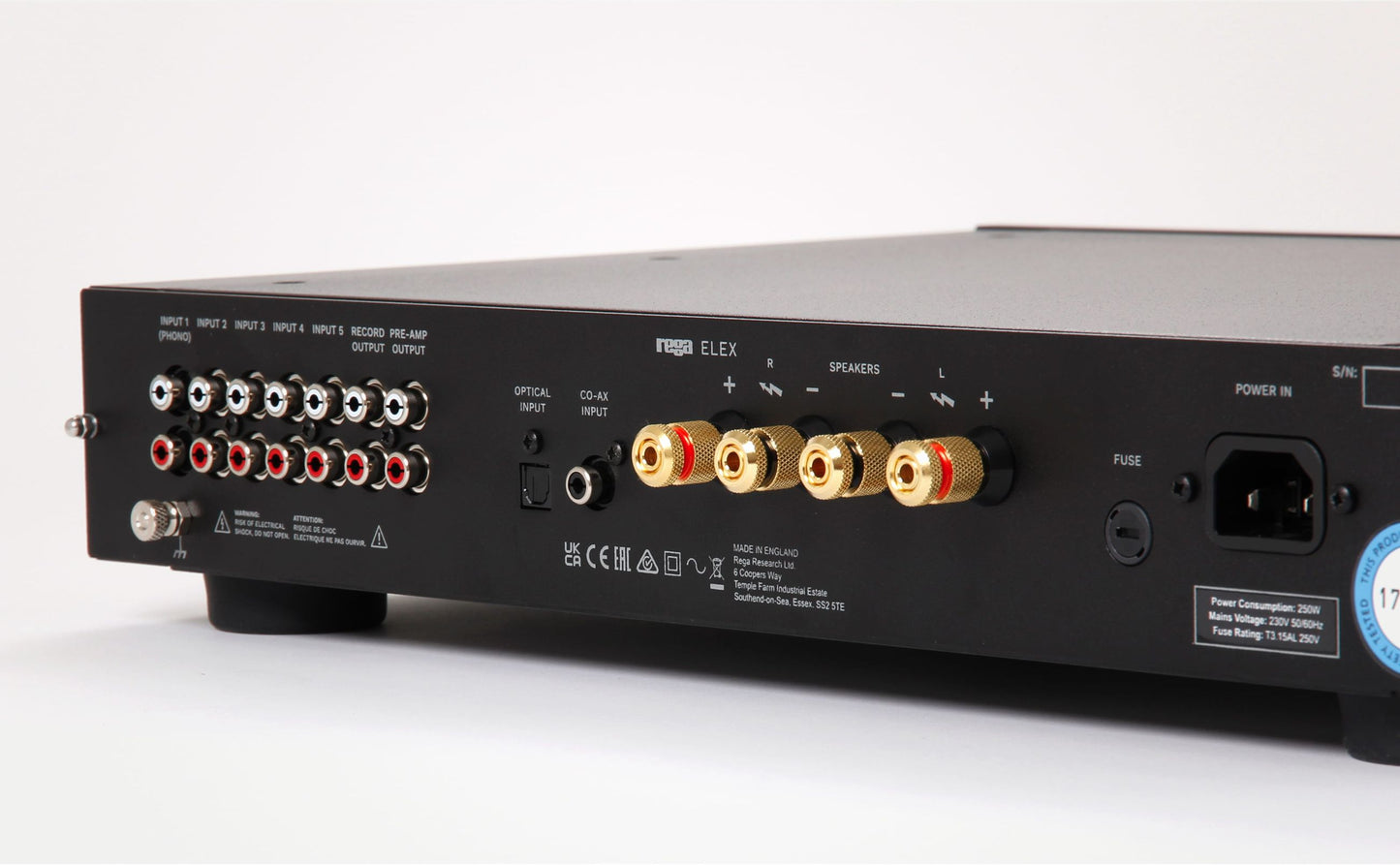 REGA Elex Mk4 Vollverstärker Phono MM DAC
