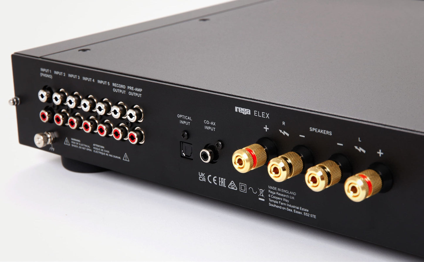 REGA Elex Mk4 Vollverstärker Phono MM DAC