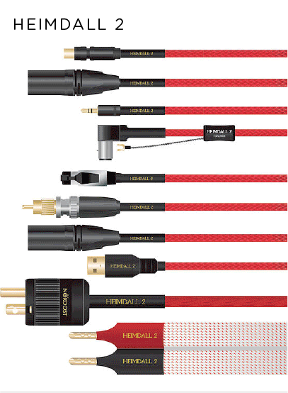 NORDOST Norse 2 - Heimdall 2 Lautsprecherkabel Bananas 3m