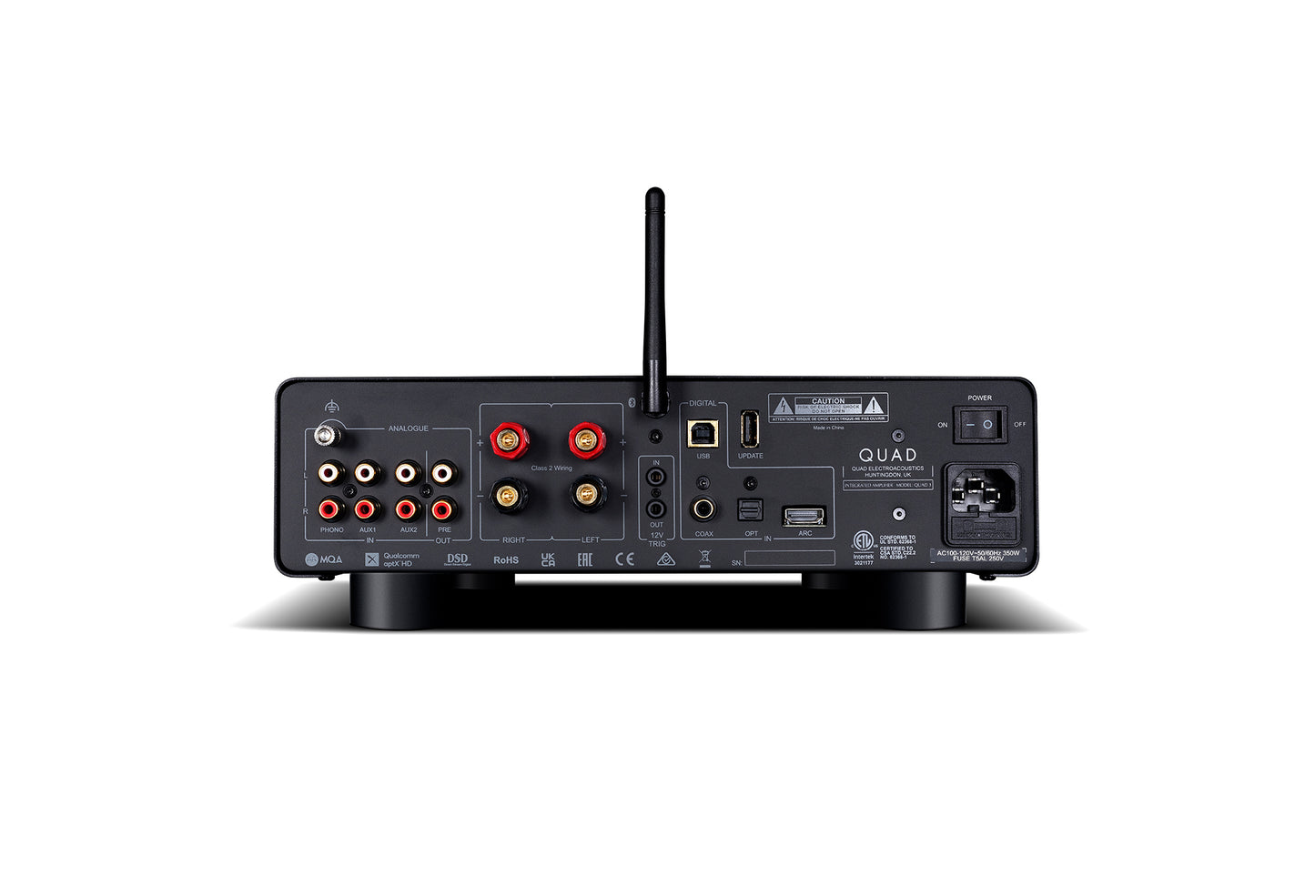 QUAD 3 All-in-One Vollverstärker Phono MM DAC Bluettooth HDMI
