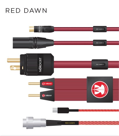 NORDOST Leif 3 - Red Dawn 3 Lautsprecherkabel Bananas 3m
