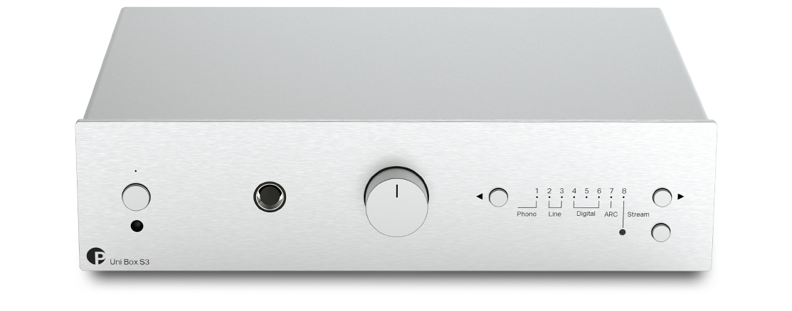 PRO-JECT Uni Box S3 Streaming All-in-One Vollverstärker DAC Phono MM Bluetooth HDMI USB Coax Toslink