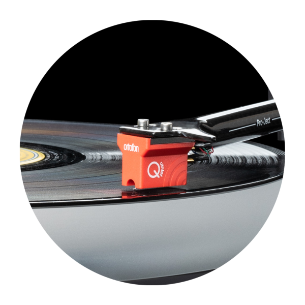 PRO-JECT X2 B Plattenspieler inkl. vormontierten Ortofon Qintet Red MC Tonabnehmer