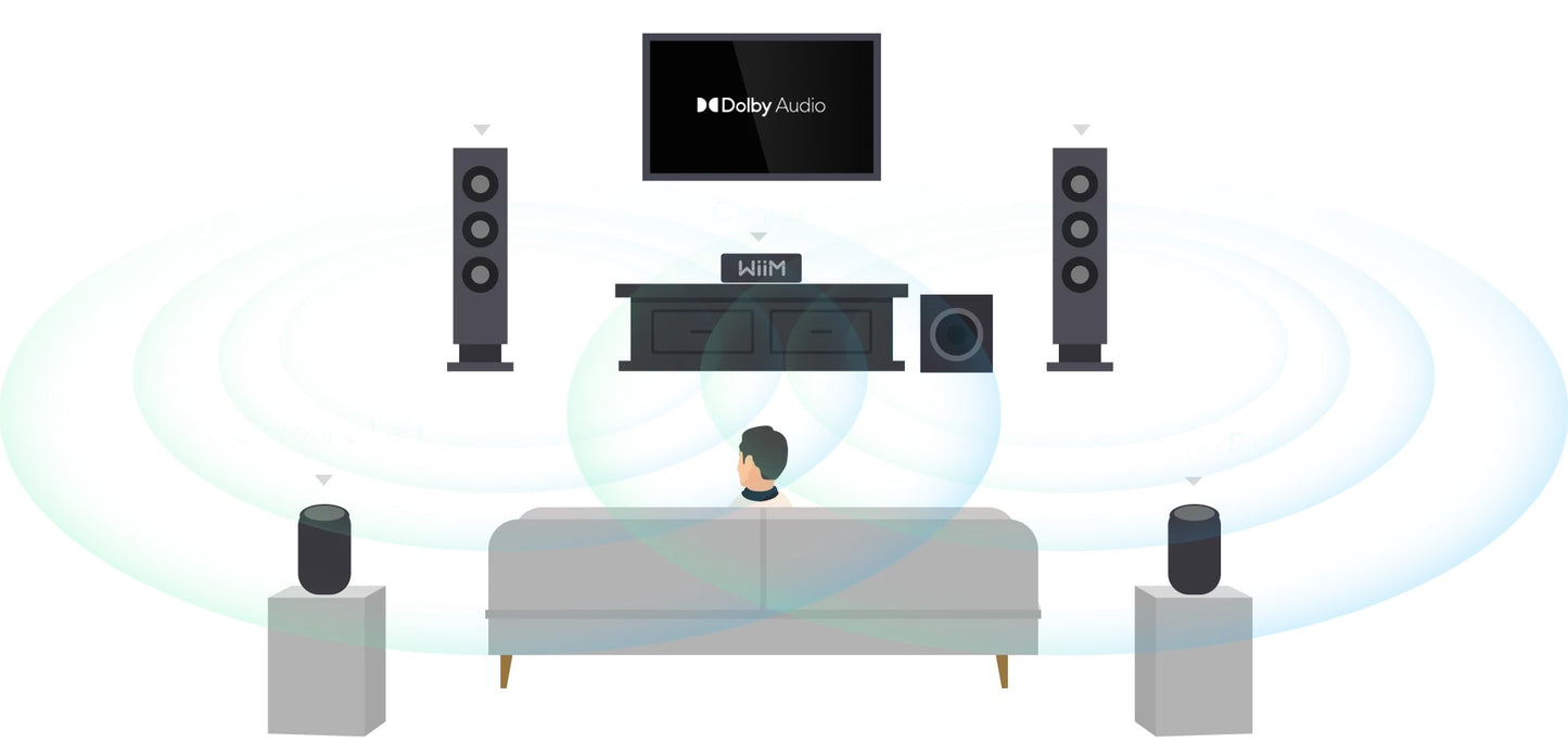 WiiM Amp Ultra Netzwerk Streamer & Vollverstärker & ROON Quobuz Tidal Spotify