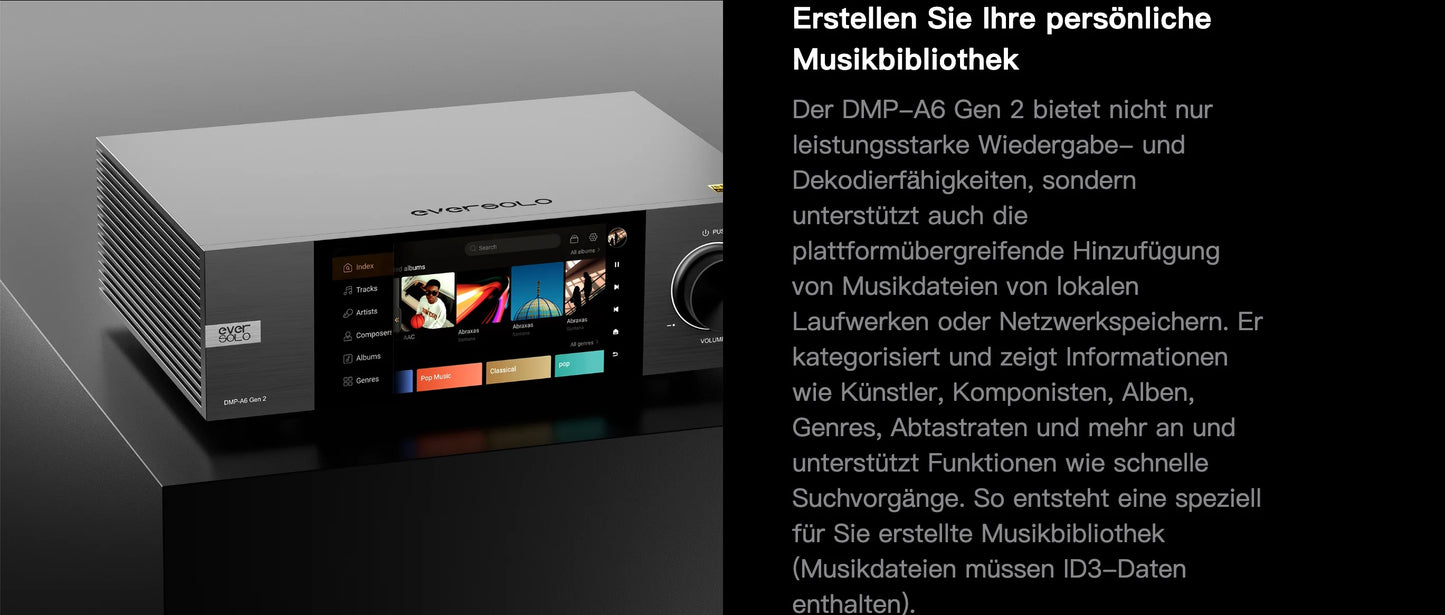 EVERSOLO DMP-A6 Gen 2 Digital Media Player Streamer