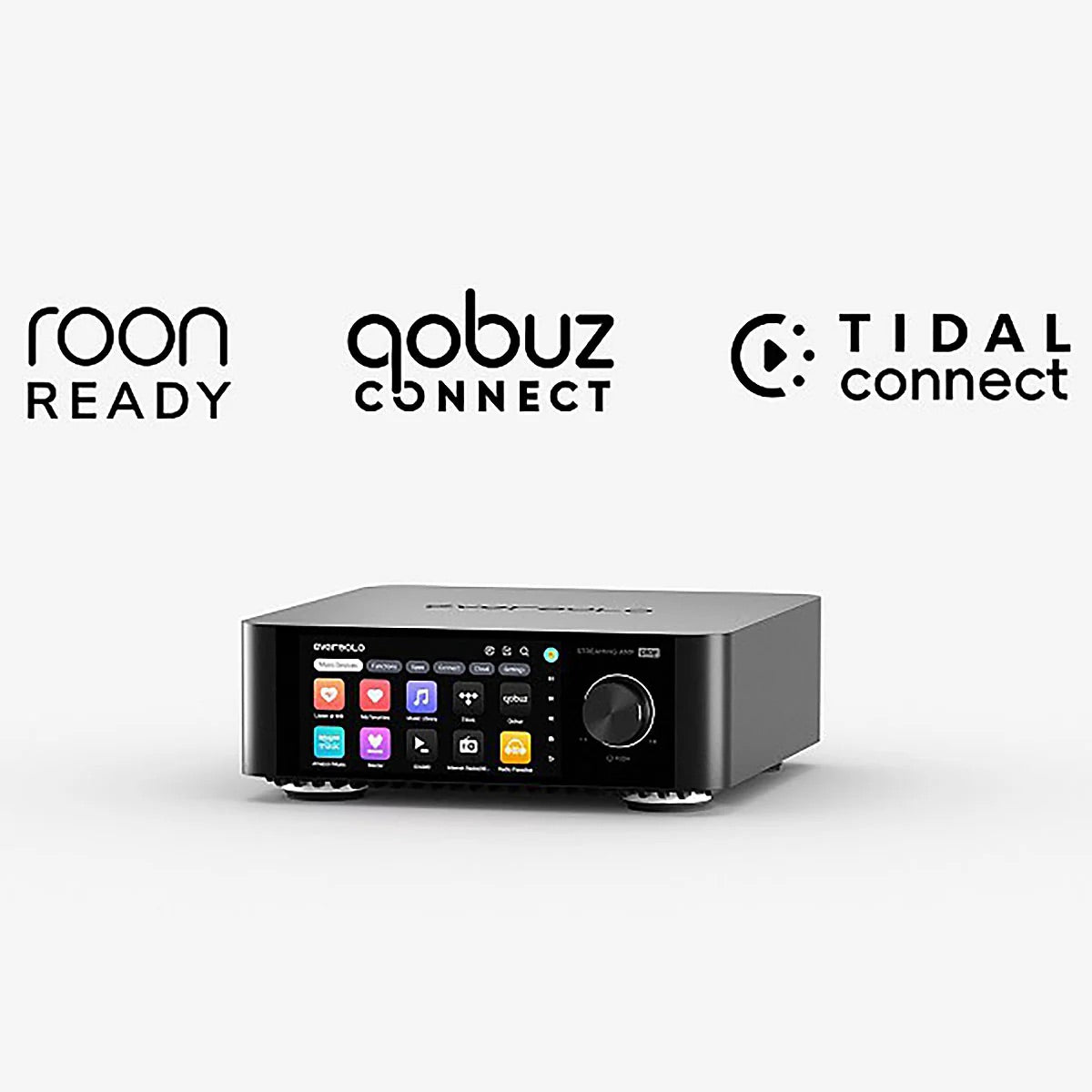 EVERSOLO PLAY Optional mit CD-Player Digital Media Player Streamer & HIFI AMP Integrierter Vollverstärker