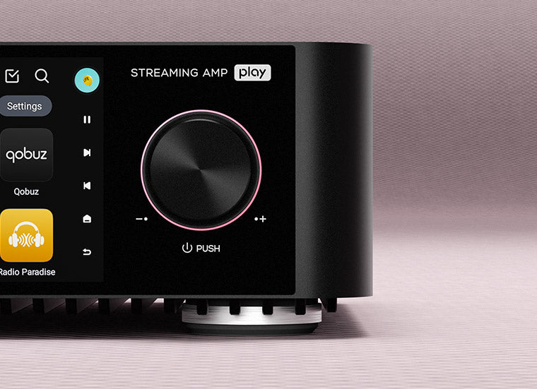 EVERSOLO PLAY Optional mit CD-Player Digital Media Player Streamer & HIFI AMP Integrierter Vollverstärker
