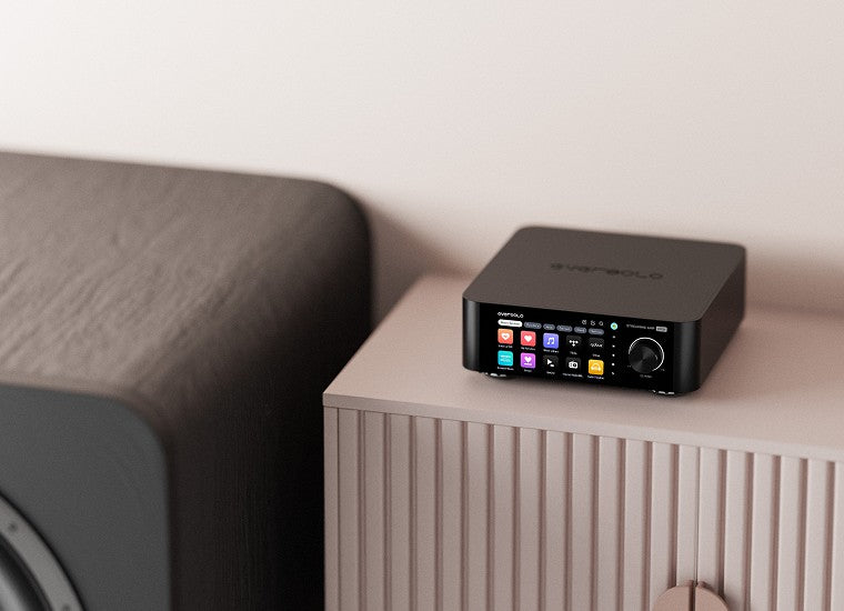 EVERSOLO PLAY Optional mit CD-Player Digital Media Player Streamer & HIFI AMP Integrierter Vollverstärker