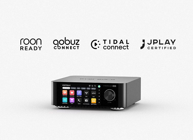 EVERSOLO PLAY Optional mit CD-Player Digital Media Player Streamer & HIFI AMP Integrierter Vollverstärker