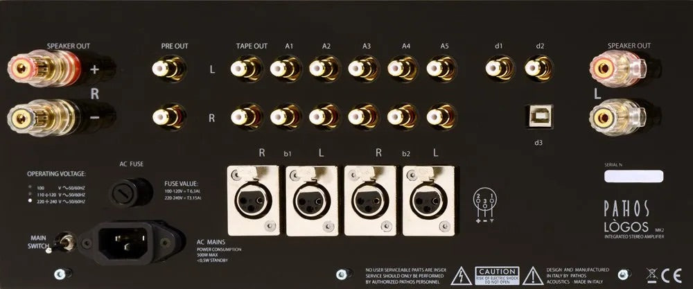 Pathos Logos Mk2 Röhren/Hybrid ClassAB Vollverstärker
