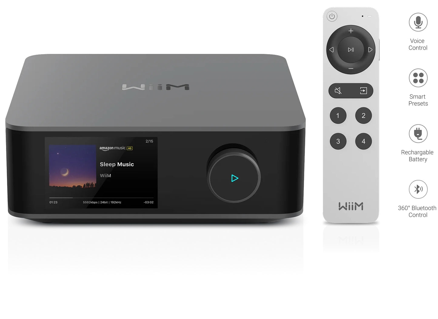WiiM Amp Ultra Netzwerk Streamer & Vollverstärker & ROON Quobuz Tidal Spotify