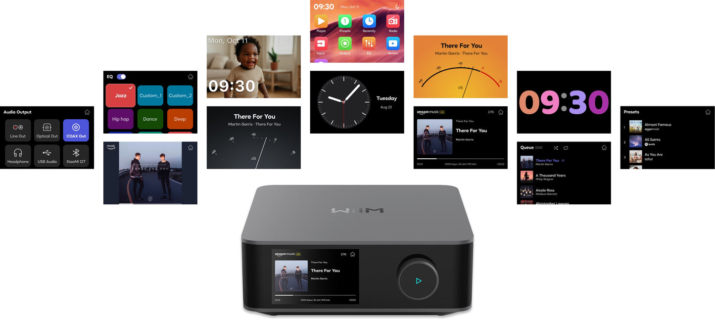 WiiM Amp Ultra Netzwerk Streamer & Vollverstärker & ROON Quobuz Tidal Spotify