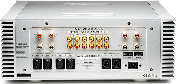 MUSICAL FIDELITY Nu-Vista 600.2 Röhren/Hybrid Vollverstärker