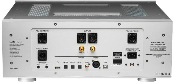 MUSICAL FIDELITY Nu-Vista DAC Röhren/Hybrid Digital-Analogwandler