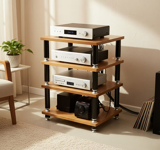 NORSTONE Stäbbl Bamboo HiFi Rack
