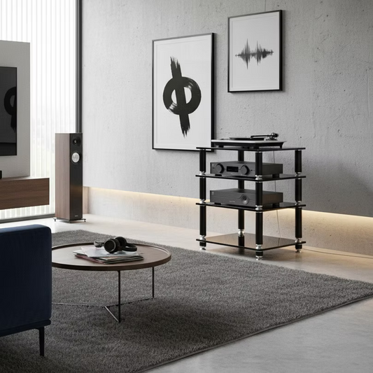 NORSTONE Stäbbl Glas HiFi Rack