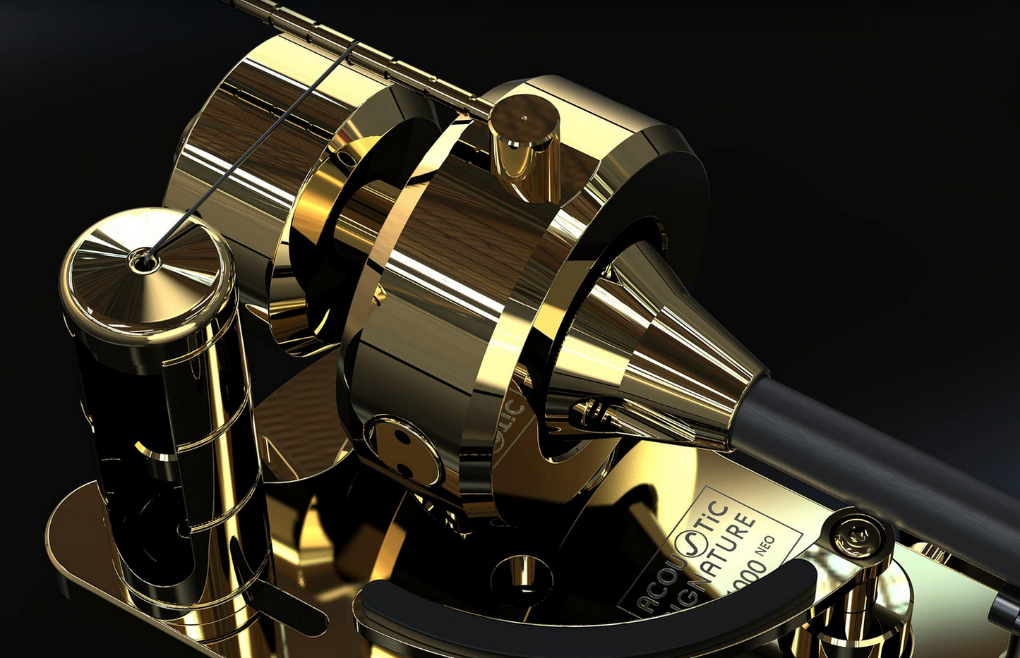 ACOUSTIC SIGNATURE TA-1000 Neo Tonarm für Plattenspieler mit SME / Rega Montage