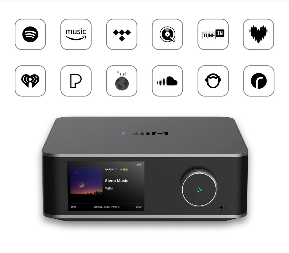 WiiM Ultra Netzwerk Streamer & HIFI Preamp für ROON Quobuz Tidal Spotify