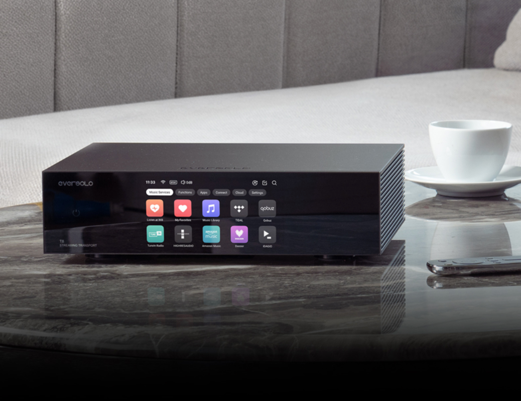 EVERSOLO T8 Digital Media Player HIGH END Streamer Transport