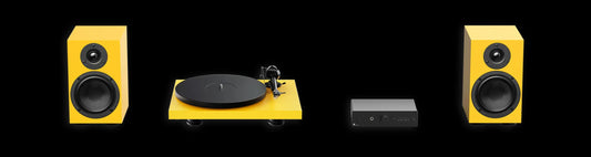 PRO-JECT Colorfull System 2 Plattenspieler + Maia S3 All-in-One + Speaker Box 5 S2