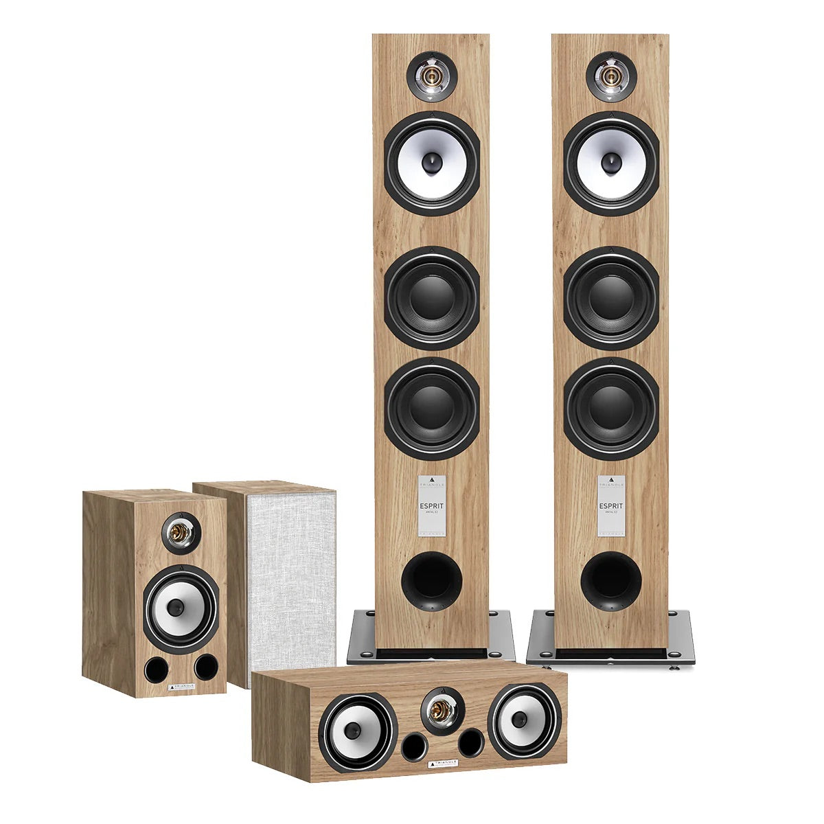 TRIANGLE Pack 5.0 Esprit Antal Ez + Titus + Voce Surround Set Lautsprecher