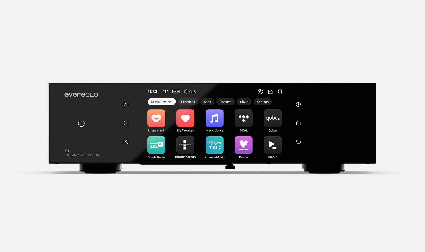 EVERSOLO T8 Digital Media Player HIGH END Streamer Transport