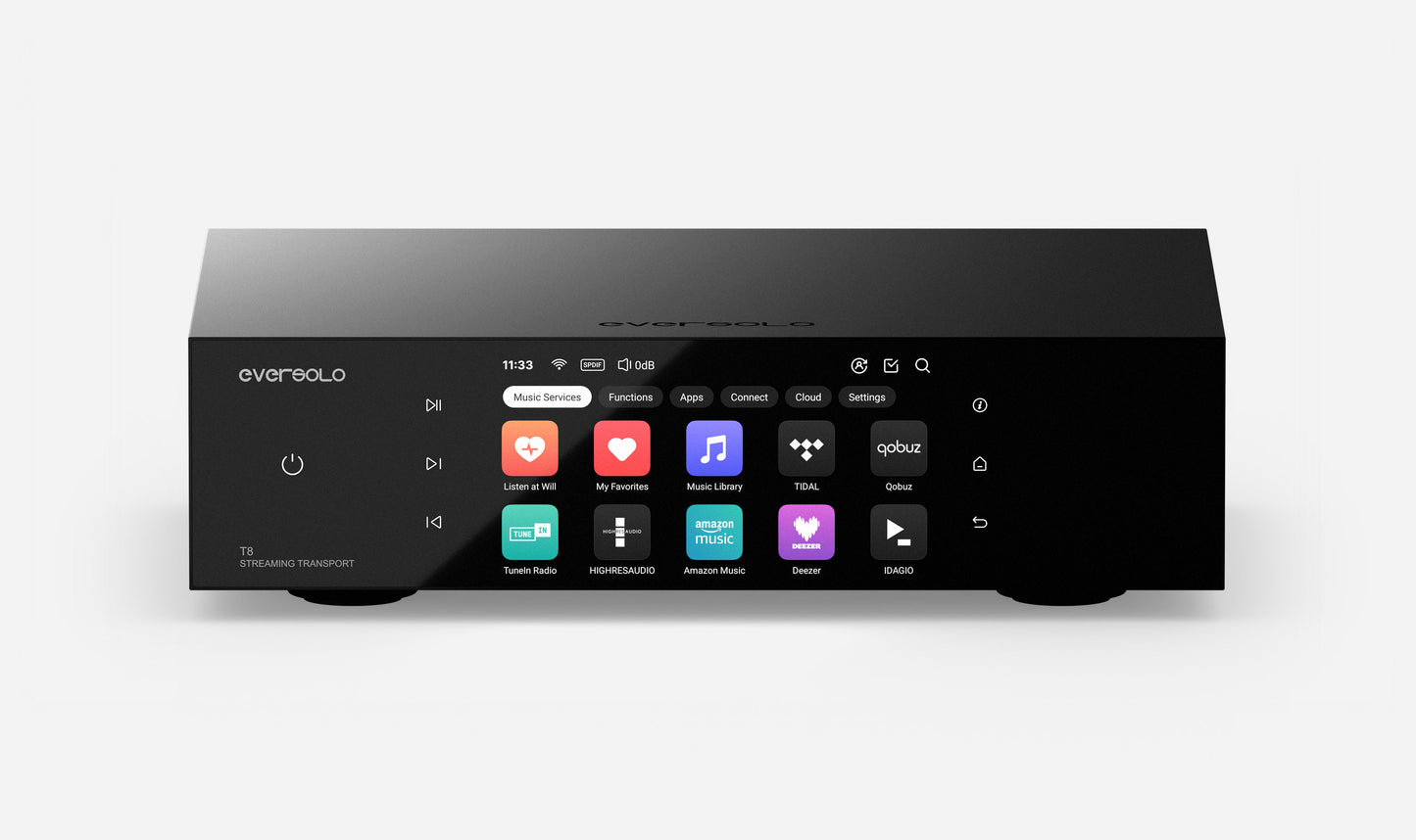 EVERSOLO T8 Digital Media Player HIGH END Streamer Transport