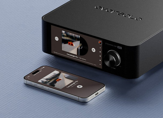 EVERSOLO PLAY Optional mit CD-Player Digital Media Player Streamer & HIFI AMP Integrierter Vollverstärker